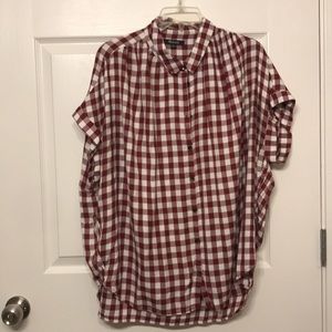 W Madewell Gingham Button Down